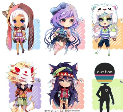 萌系卡通人物 動漫設計中的治愈系藝術